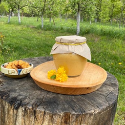 Vegetables cream soup in a jar